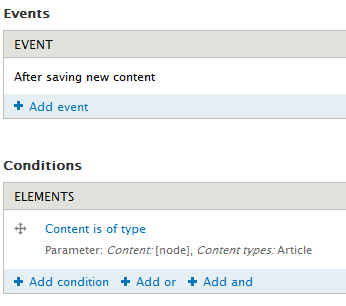 Step 2 - create a simple rule